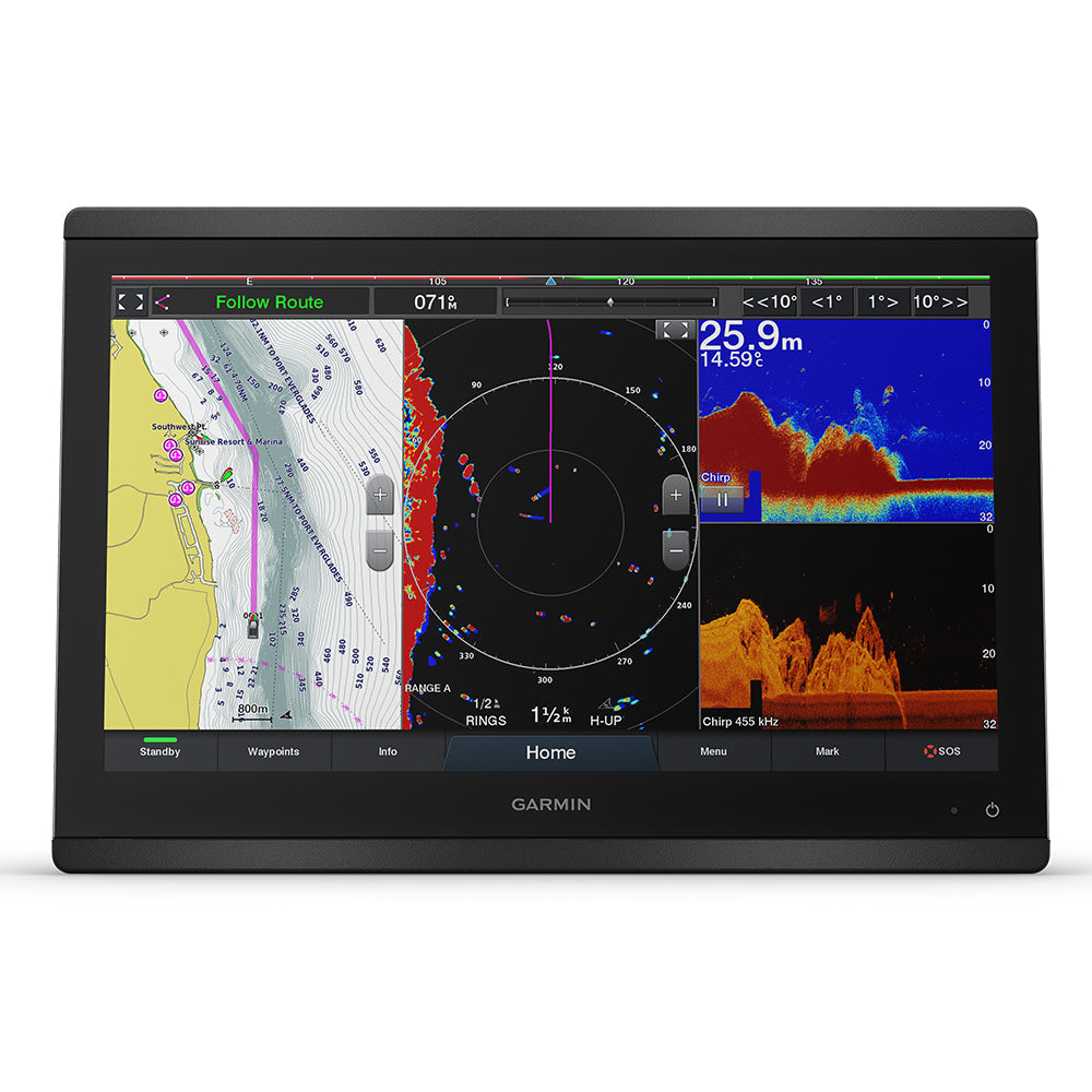 Garmin GPSMAP 8416xsv 16" Chartplotter/Sounder Combo w/Worldwide Basemap & Sonar